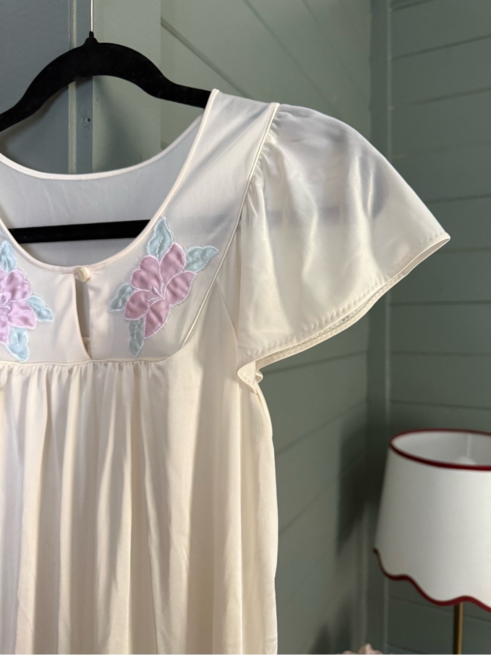 Vintage Shadowline Nightgown and Robe Set Petite Small